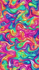 Vibrant Colorful Abstract Swirls for Creative Backgrounds