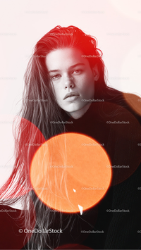 photo editing preview with Maroon Blur Photo Overlays