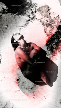 photo editing preview with Red Microbes Photo Overlays