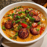 Hearty Sausage and Vegetable Soup with Potatoes and Carrots