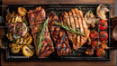 Delicious Grilled Ribs with Cherry Tomatoes and Fresh Herbs