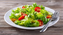 Fresh Garden Vegetable Salad with Cherry Tomatoes and Cucumber