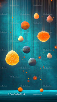 Hanging Spheres Modern Decorative Lighting Artistic Pendant Lamps
