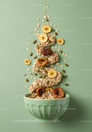 Healthy Granola With Dried Fruits and Seeds in Bowl