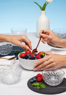 Colorful Berry Fruit Bowl with Fresh Strawberries and Blueberries