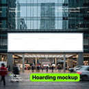 editable PSD mockup for Urban advertisement board