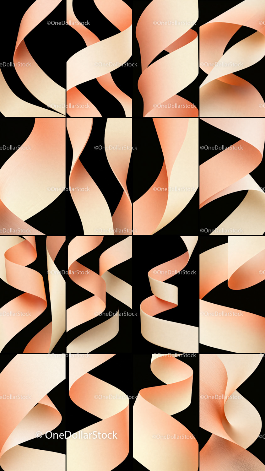 Beige Bands Photo Overlays preview 5