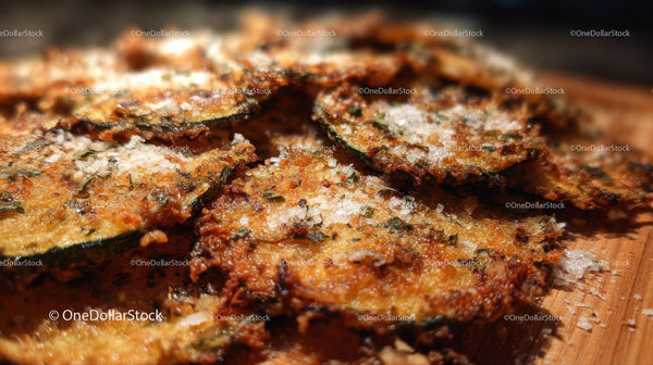 Crispy Zucchini Fritters with Herbs and Salt