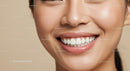 Close-up of smiling woman with healthy white teeth