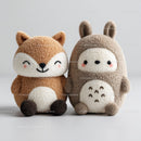 Cute Fox and Hedgehog Plush Toys for Kids and Collectors