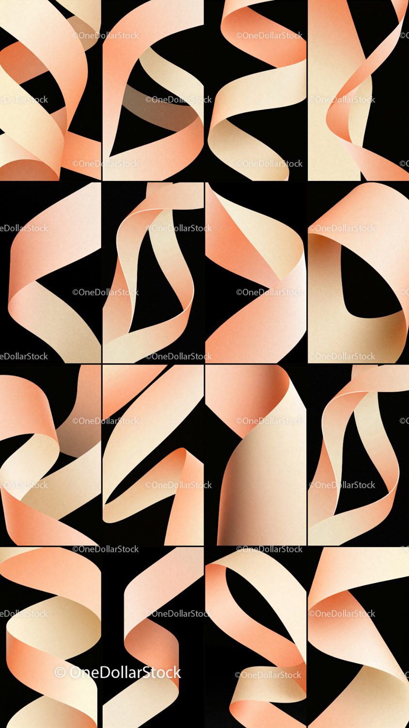 Beige Bands Photo Overlays preview 6