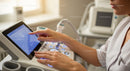 Medical Professional Performing Ultrasound Scan with Modern Equipment
