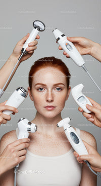 Skincare Treatment with Modern Devices for Clear Radiant Skin