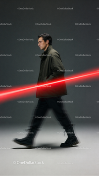 Before and after Laser Sight Photo Overlays effect