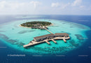 Tropical Paradise with Overwater Bungalows and Turquoise Waters