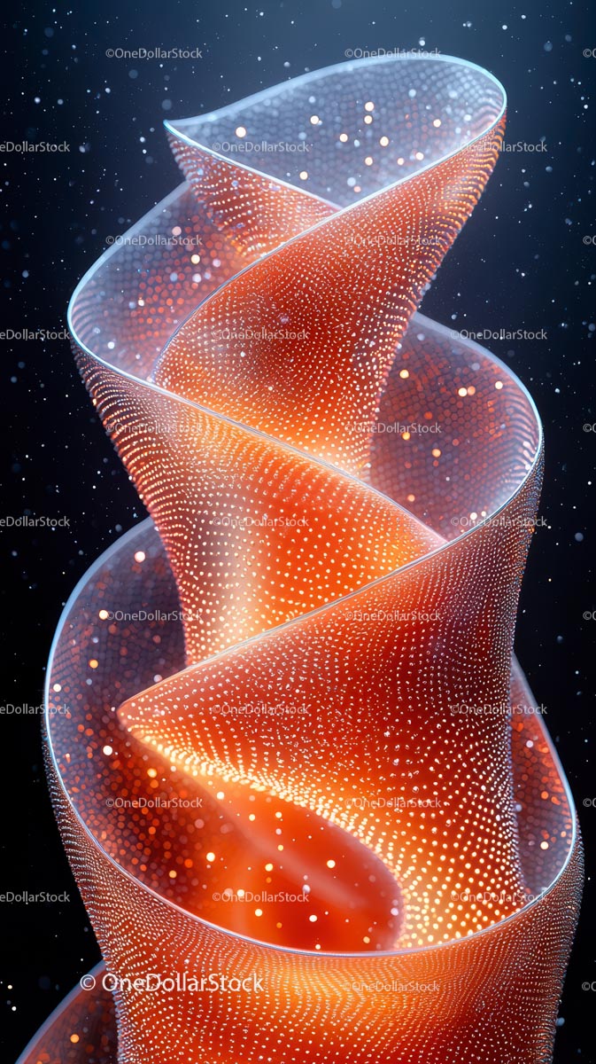 Vibrant Neon Spiral Light Sculpture for Modern Decor