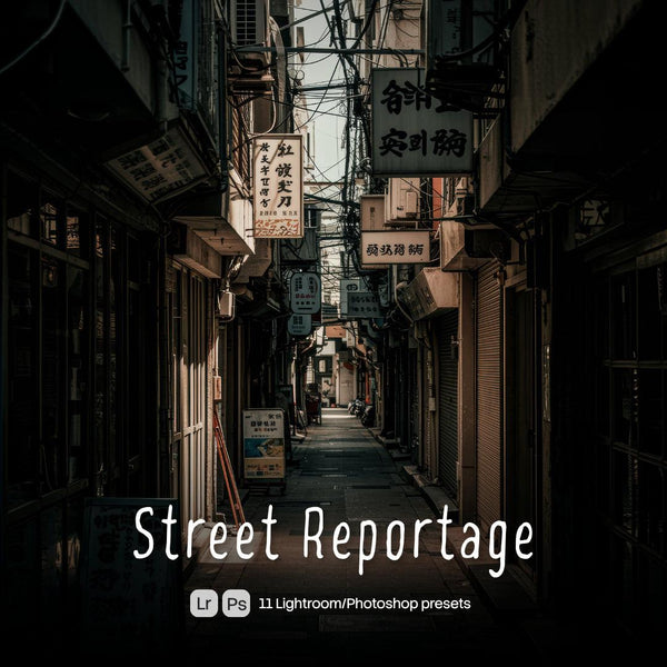 Street Reportage Presets (11 XMP files)