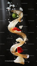 Vibrant Sugar Art Decoration for Fancy Cakes and Desserts