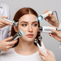 Dermatologist Performing Multi-Device Acne and Skincare Treatment