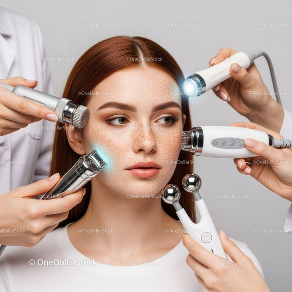 Dermatolog wykonujący wieloetapowe leczenie trądziku i pielęgnację skóry