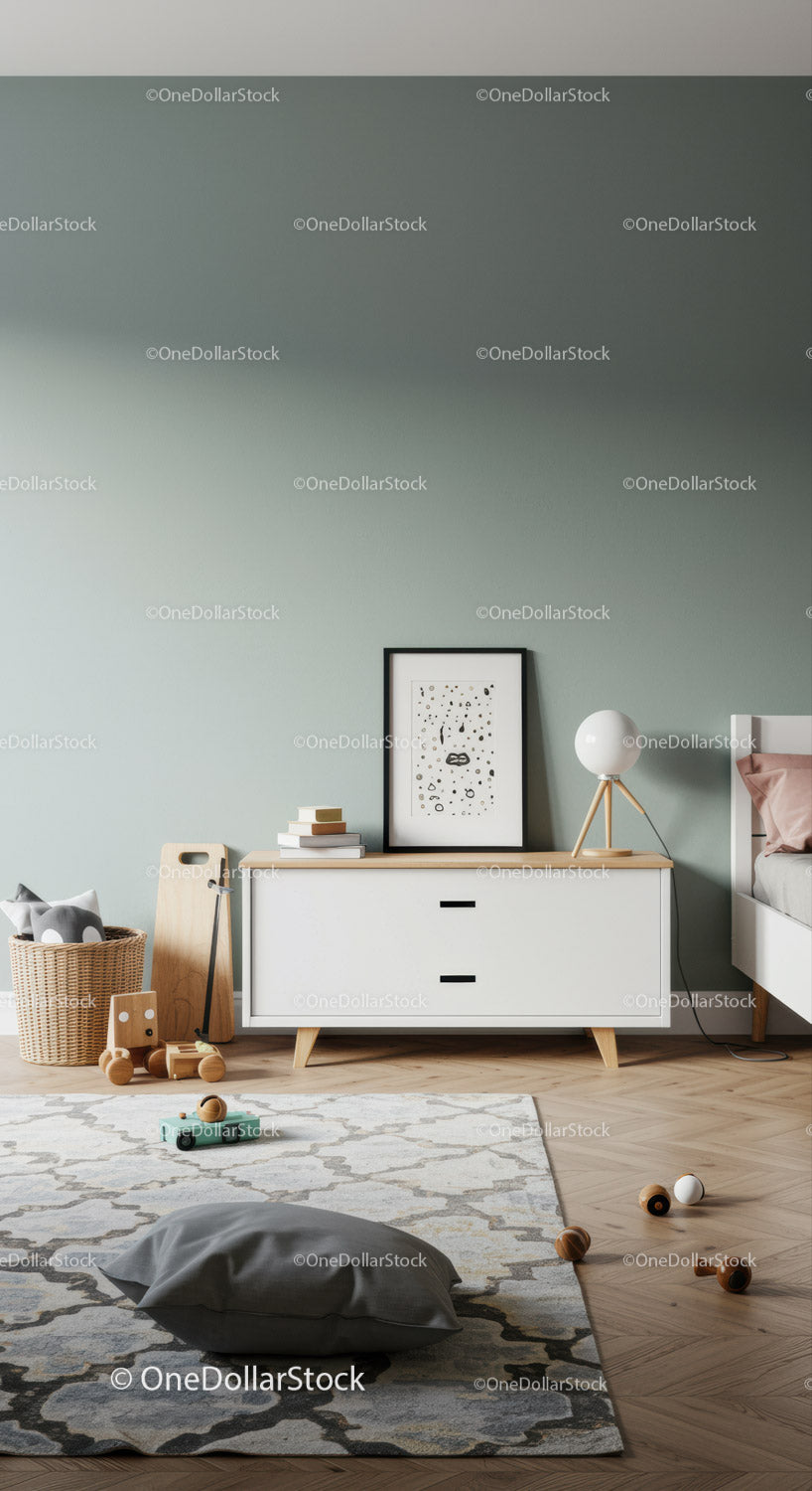 Stylowa, nowoczesna sypialnia z minimalistycznym wystrojem i przytulną atmosferą