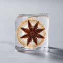 Star Anise Embedded Inside a Clear Ice Cube