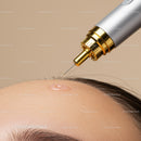 Close-Up of Botox Injection on Forehead for Facial Rejuvenation