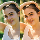 Before and after Sepia Grainy Lightroom preset edit