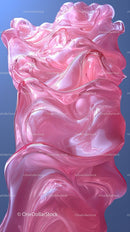 Vivid Pink Abstract Liquid Swirl for Creative Designs
