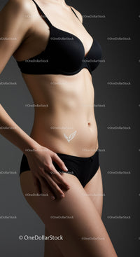 Elegant Black Lingerie Showcasing Female Beauty and Confidence