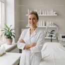 Smiling Female Healthcare Professional in Medical Office