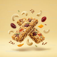 Crunchy Granola Bars with Nuts and Dried Fruits