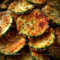 Crispy Baked Zucchini Slices with Herbs and Golden Breading