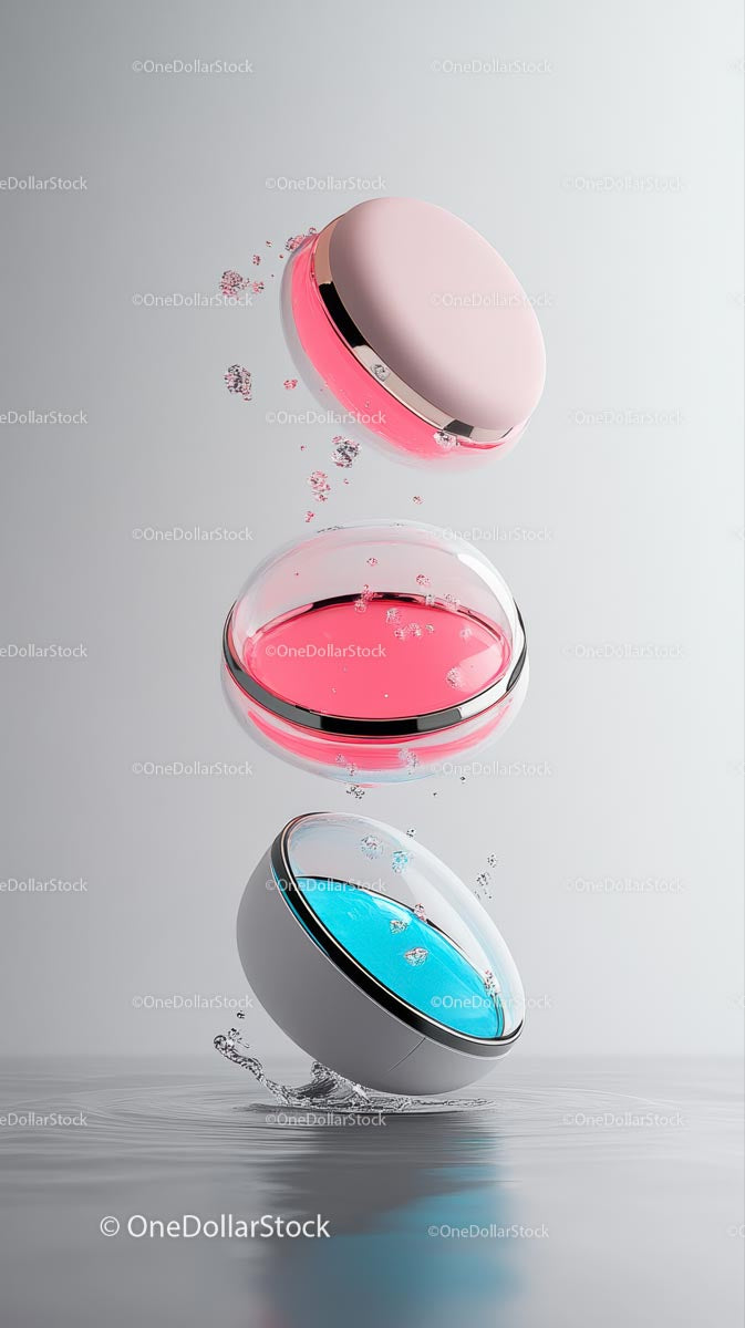 Innovative Facial Cleansing Device with LED Technology for Skin Care