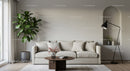 Modern minimalistic living room with neutral tones