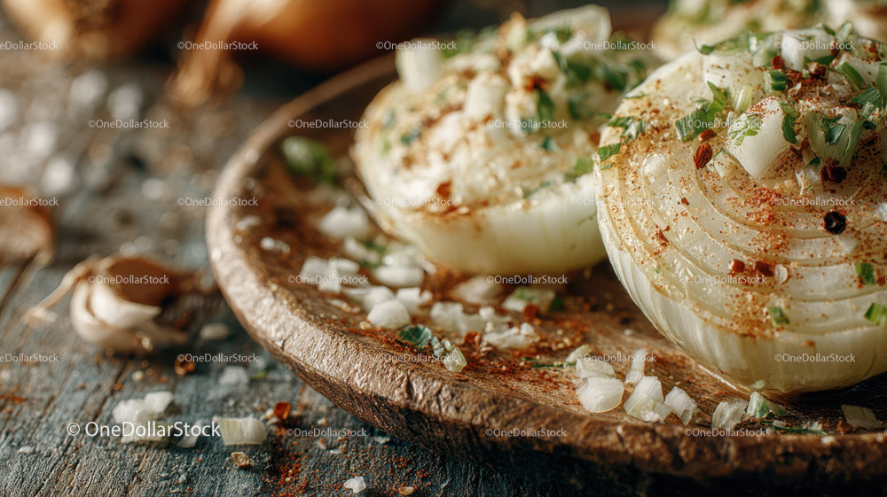 Rustic Baked Potatoes with Sour Cream and Green Herbs