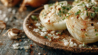 Rustic Baked Potatoes with Sour Cream and Green Herbs