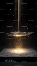 Spectacular Cosmic Explosion of a Fragmenting Asteroid in Space