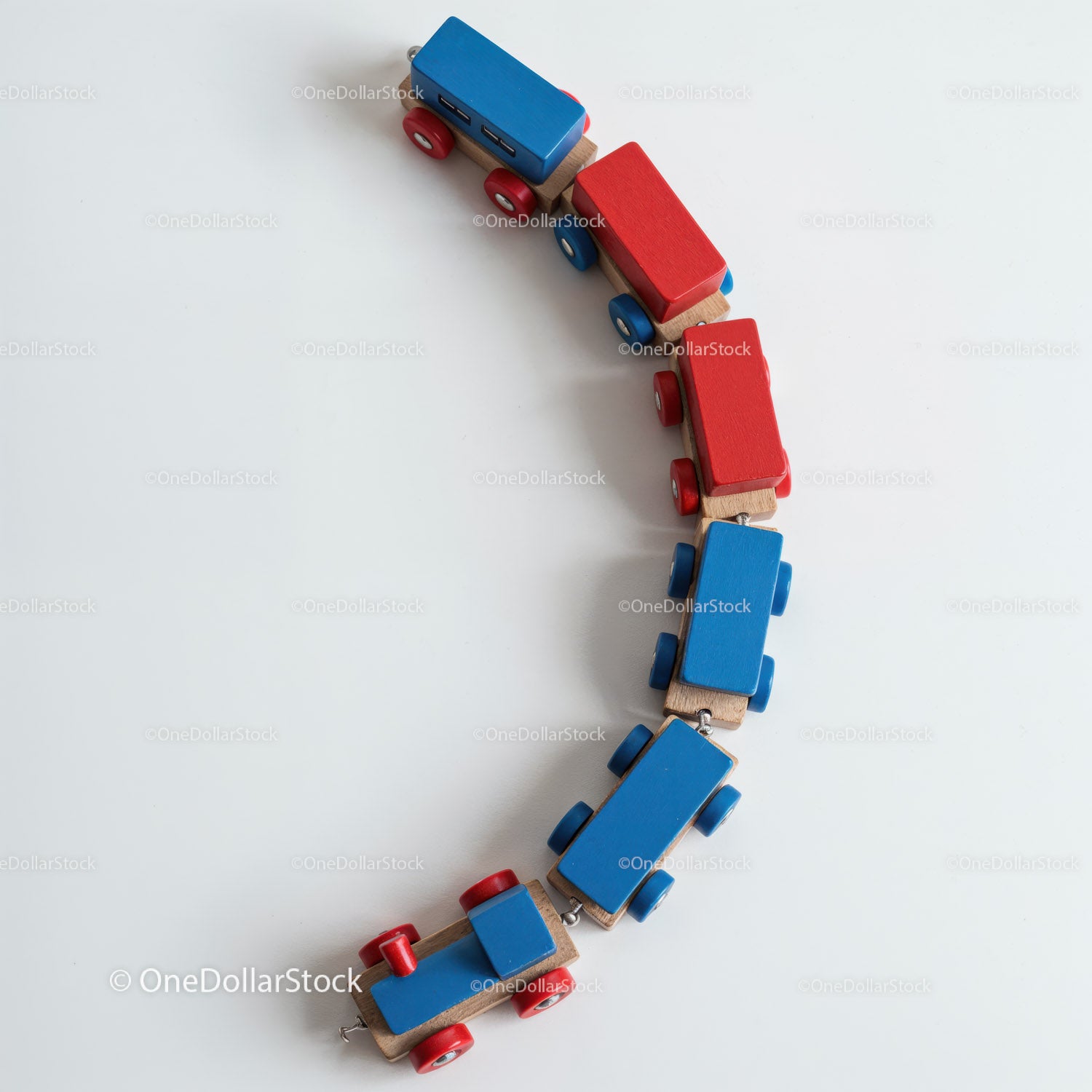 Colorful Wooden Toy Train for Kids Play and Educational Fun