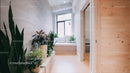 Modern Cozy Nook with Indoor Plants and Natural Light