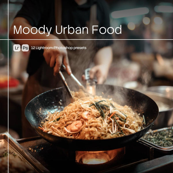 Moody Urban Food Presets (12 XMP files)