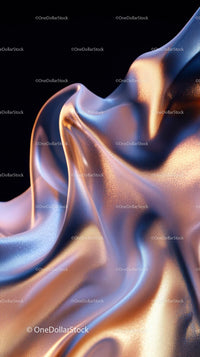 Luxurious Silk Fabric with Metallic Sheen and Elegant Drapes