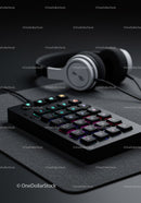 RGB Backlit Mechanical Gaming Keyboard on Modern Desk