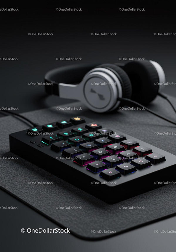 RGB Backlit Mechanical Gaming Keyboard on Modern Desk