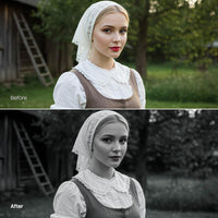 Folklore Mono XMP presets color grading preview