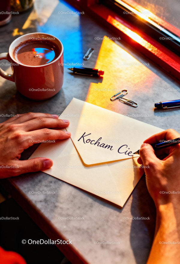 Writing a Love Letter in Warm Morning Light