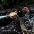 Champagne Bottle with Cork Pop in a Celebration Scene