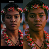 portrait photography edit with Vintage Portrait Lightroom presets