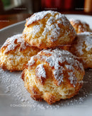 Delicious Homemade Scones with Powdered Sugar Topping