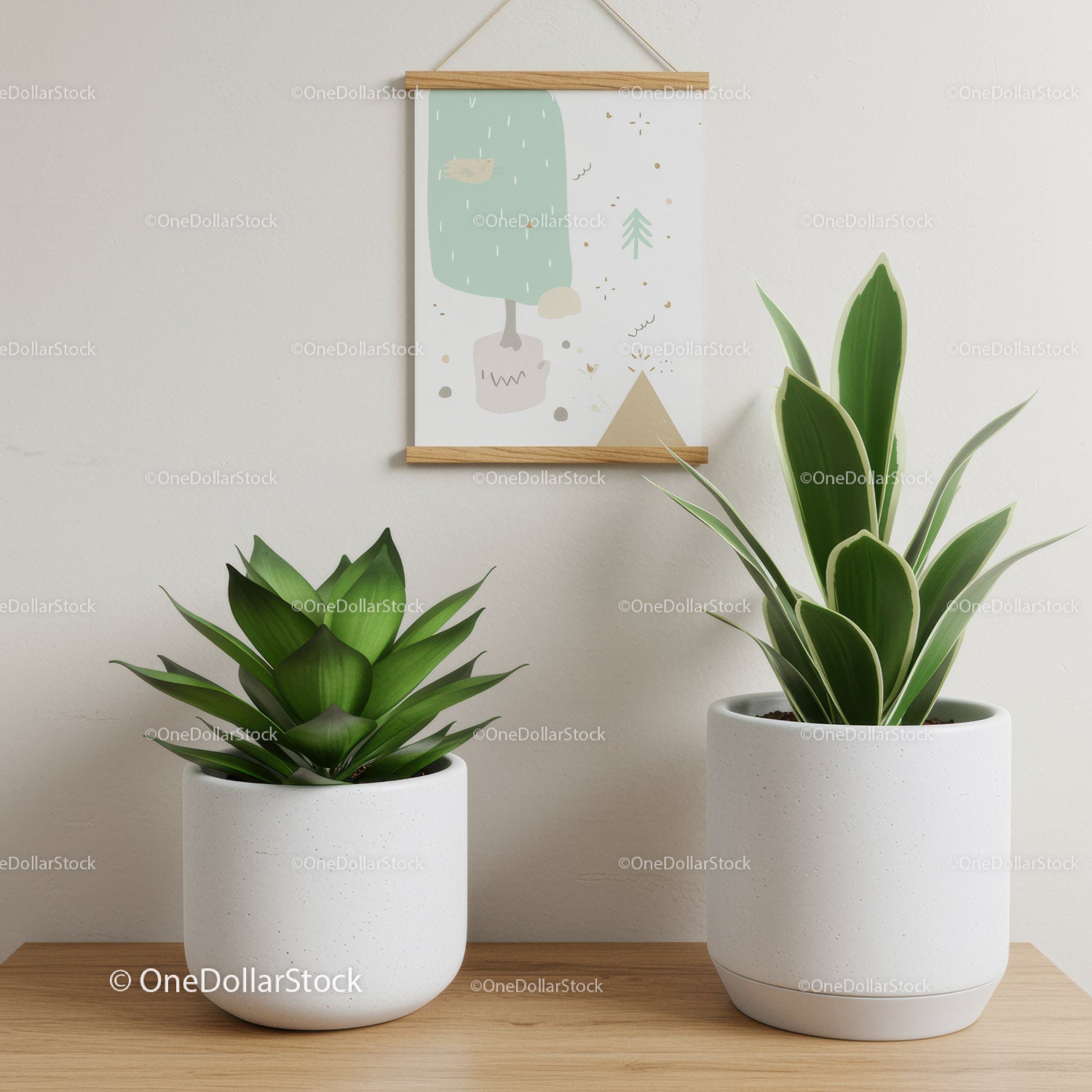 Indoor Greenery with Potted Plants in Modern Home Decor